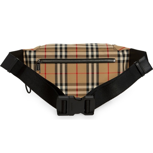 Burberry Sonny Check Canvas Belt Bum Bag - Picture 2 of 16